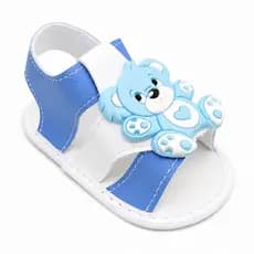 Sandalia Masculina Ursinho Coala Para Bebê Menino e Reborn