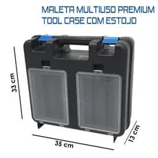 Maleta Ferramenta Caixa Ferramenta Estojo Furadeira Com Estojo Polymer