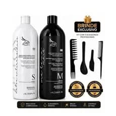 Zap Cosmeticos Escova Progressiva Profissional Me Leva 2X1L Cabelos Lisos Produto de alisar o cabelo