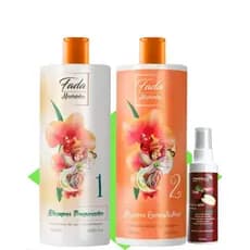 Kit Progressiva Fada Madrinha Shampoo E Máscara 2x1l Paiolla Escova Profissional Cabelos Lisos