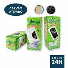 Kit 3 Vela Filtro De Barro Tripla Ação Carvão Ativado Prata Coloidal