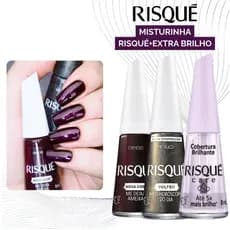 Kit Misturinha Risqué Combinação Perfeita Esmaltes Risqué Cremosos Atacado Cores Vibrantes