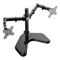 Suporte Articulado Para 2 Monitores De 14 A 32 Com Base Fixa Cor Preto