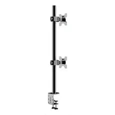 Suporte Vertical Fixo Para Dois Monitores 14 A 32 Aquário Cor Preto