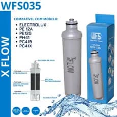 REFIL PURIFICADOR AGUA  X FLOW WFS035 COM PATIVEL COM ELECTROLUX