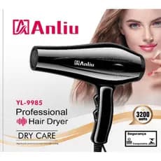 Secador De Cabelo Anliu Silver Yl-1286 Profissional 3200w 110v/220v