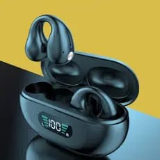 TWS Q80 Fones De Ouvido Sem Fio Bluetooth 5.3 De Condução Bone Com Design De Clipe Auricular
