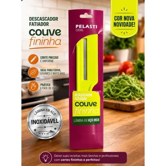 Picador de Legumes Cortador Couve Repolho Fininho Envio Imediato