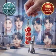 Chaveiro BTS Tour Arirang – Para Verdadeiros ARMY, Bangtan, K-Pop, KPop
