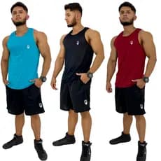 Regata Masculina Camiseta Dry Fit para Treino Academia Musculação Leve Respirável M G GG
