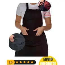 Avental de Cozinha/Profisional/ Oxford c/ Bolso reforçado e regulador