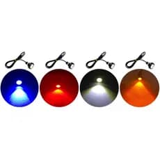 Led olho de águia/gato adaptável carro/moto com função strobo unidade