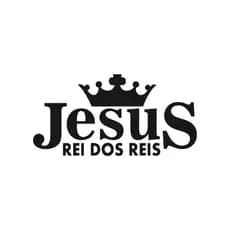 Adesivo Jesus Rei dos Reis Fé Cristã Para Carro, Moto e Decoração