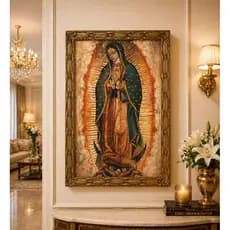 Quadro Nossa Senhora de Guadalupe 55x75 cm - quadro Guadalupe - quadro decorativo - quadro religioso