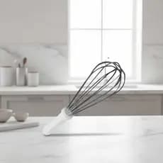 Batedor Fouet Manual 25cm Inox Resistente Mixer Clara Ovo Creme Confeitaria