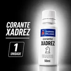 Bisnaga Xadrez Branco Corante para Tinta Branca Xadrez Branco para Látex e Tinta Acrílica Tingimento