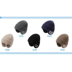 Touca Gorro De Inverno Flanelada Soft Malha Suave Algodão