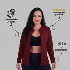 Cardigan Feminino Proteção UV – Casaco Leve Dry Fit Confortável