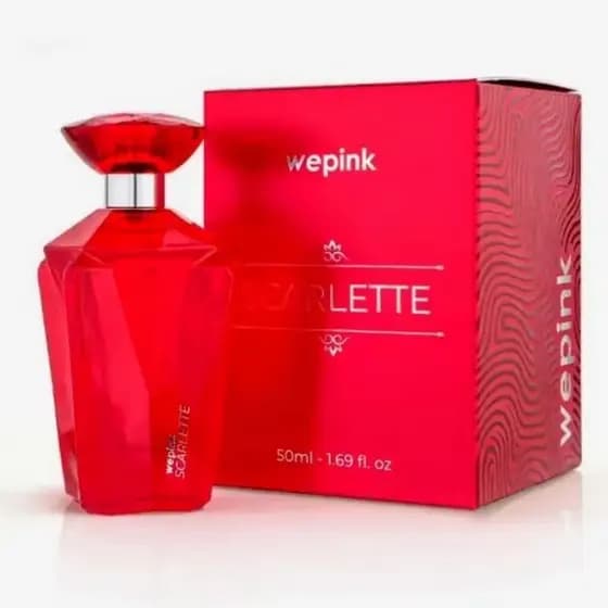 Perfume Scarlette Feminino 50ml Original + Porta perfumes de 5ml (brinde)