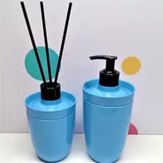 Kit dispenser e frasco difusor 2 peças acrílico