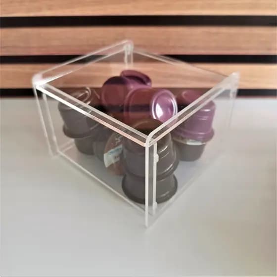 Porta capsulas pequeno 13x13cm nespresso