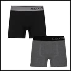 Cueca Boxer Alakazoo sem costura Kit 2 – super conforto p/ menino Promoção Menino Infantil