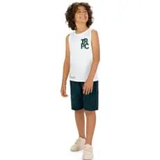 CONJUNTO KYLY MENINO INFANTIL VERÃO CAIMENTO LEVE FLUIDO PROMOÇÃO CONFORTAVEL DIA A DIA