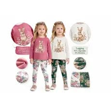 Conjunto Bebê Menina Inverno Frio Infantil Milon Meia estação Confortável Barato Lindo Leve Promoção