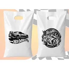 Sacolas de Festa Temáticas - Lembrancinhas Temáticas 20x30 - Carros e Motos