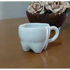 Xícara dente branco de porcelana 200ml (sem pires)
