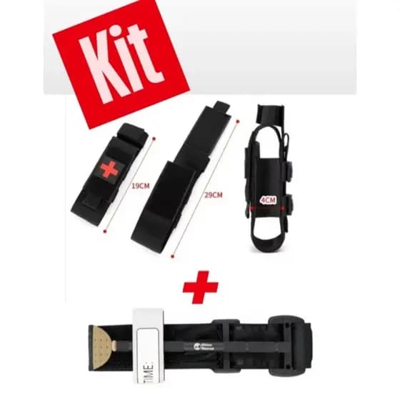 Torniquete Rhino Metal + porta torniquete suporte com petch saúde aph tático militar