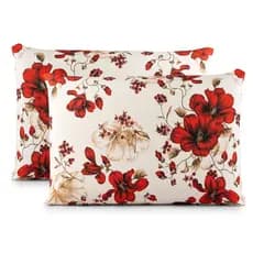 Kit 2 Fronhas Percal Estampadas 180 Fios Algodão 50x70 Home Basic