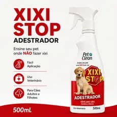 Xixi Stop Adestrador Pet Clean 500ml Educador Sanitário Para Cães Filhotes e Adultos Spray Treinamento Pet