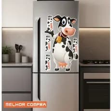 Adesivo Para Parede Geladeira metal porta armário cozinha vidro Vaquinha Mimosa Papel adesivo parede