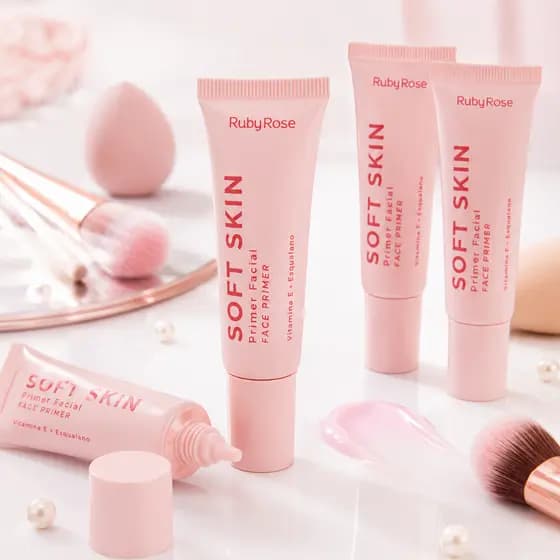 Primer Facial Soft Skin Linha Rosa Ruby Rose