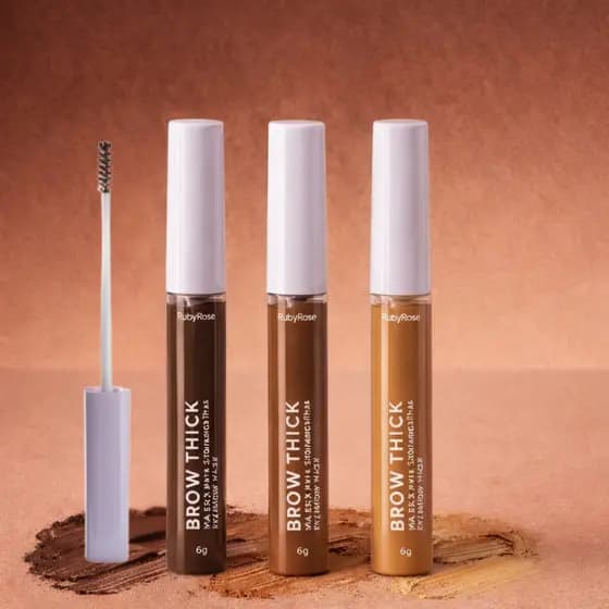 Brow Thick Máscara para Sobrancelha Gel com Cor  By Ruby Rose