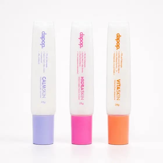 Hidratante Facial Calmskin, Hidraskin, Vitaskin - Dapop Vitamina C Rosa Mosqueta Niacinamida Creme Rosto