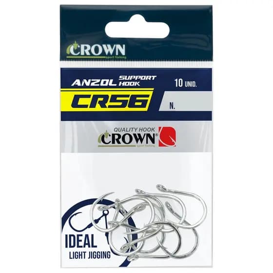 ANZOL CROWN SUPPORTE HOOK CR56 - 10 UNIDADES