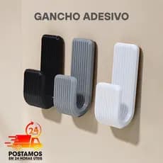 Gancho Adesivo Multiuso Parede 3M | Sem Furar | Porta Toalha Bolsa Chaves | Suporte Organizador Banheiro Cozinha Premium