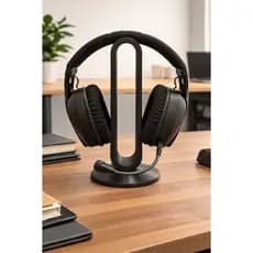 Suporte de mesa para fone de ouvido | headset elegante e discreto | gamer