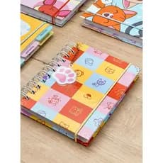 CADERNETA PET  A6 (10X15) PERSONALIZADA | 50 FOLHAS - 100 PAGINAS | GATO OU CACHORRO