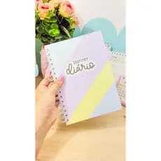 BLOCO DE ANOTAÇÕES A5 / PLANNER DIÁRIO (CAPA DURA)