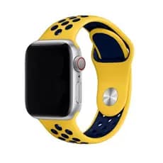 Pulseira Esportiva de Silicone para Smartwatch 42/45/47/49mm Furos de Ventilação