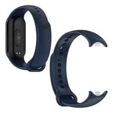 Pulseira de silicone lisa para Smartwatch Xiaomi compativel com Mi Band 8/9/10