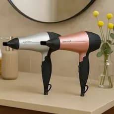 Secador de Cabelo Portátil Secar após o Banho Potência de 1200W  Modelar Escovar Cuidados