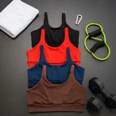 Kit 4 Top Academia Fitness Cropped Suplex com Bojo  Academia, Treino e Conforto