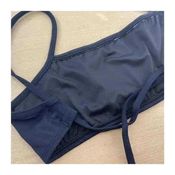 Top Fitness Academia Feminino Amarração e Sustentação Cropped Esportivo Treino Malhação