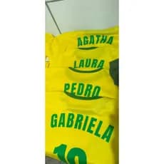 CAMISA PERSONALIZADO DO BRASIL TORCIDA COPA DO MUNDO 2026 INFANTIL JUVENIL UNISSEX ALGODÃO COM NOME NAS COSTAS UNIFORME