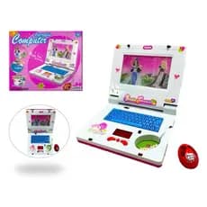 Laptop Infantil Princesas Ursos Imagem Toca Musica Brinquedo Notebook Luzes Criança Menina Menino
