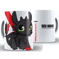 Caneca Banguela Personalizada Com Nome + Caixa - Xícara 325ML Cerâmica